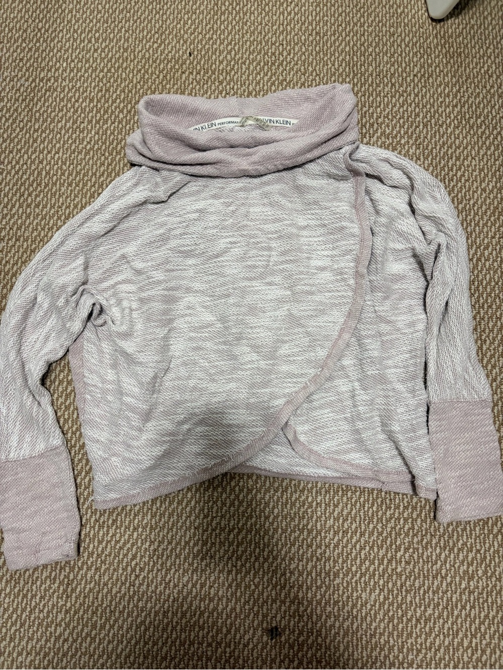 Size XS Calvin Klein Cowl-Neck Wrap Sweater